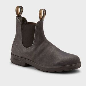 Women’s Blundstone 550 Waxed Chelsea Boots. Steel Grey.